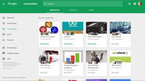 GooglePlus Communities