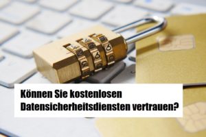 Datendienste Datensicherheit
