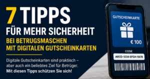 Sicherheitstipps für digitale Gutscheinkarten