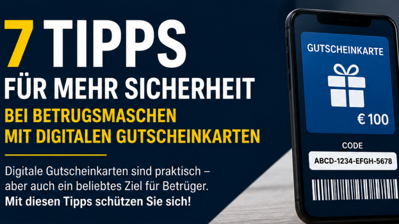 Sicherheitstipps für digitale Gutscheinkarten