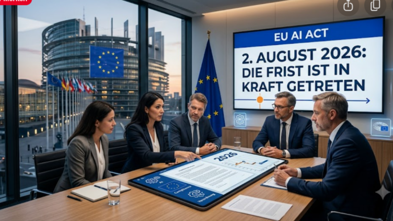 EU AI ACT Frist 2. August 2026